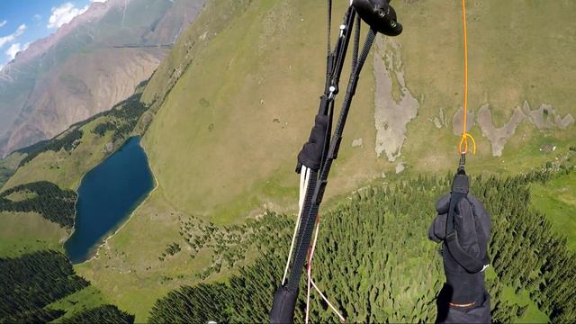 Hike&Fly. Полет над озером Кель-Когур, Чон-Кемин. смотреть онлайн