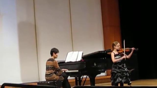 Ella age 9 - Seitz Concerto no. 5 1st mvt - violin смотреть онлайн