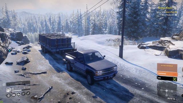 SnowRunner Hindi Gameplay Ep 4 - North Port Alaska Map - Truck Toh Mud Me Fass Gya! смотреть онлайн