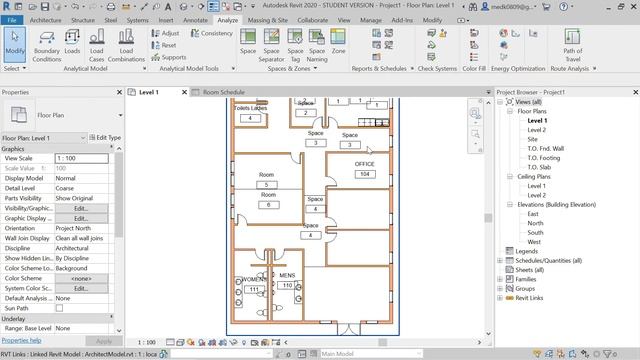 Spaces and Zones Creation⚙️ |Tutorial 5️⃣ | Revit 2️⃣0️⃣2️⃣0️⃣ | Step by Step✅ | Руский and English смотреть онлайн