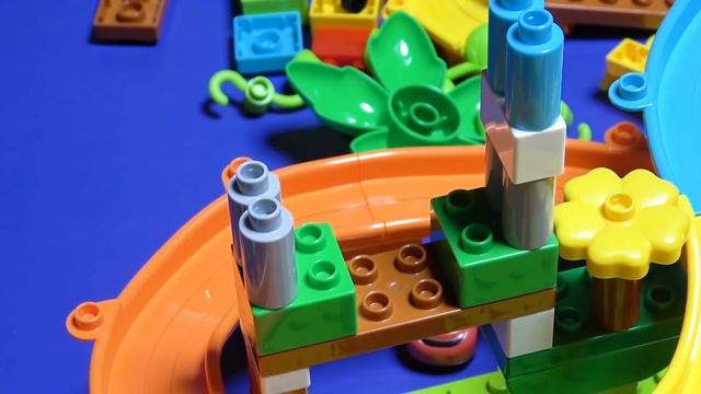 Marble Track Set ASMR ☆ Building Block Rolling Ball & Car 211 Pieces смотреть онлайн