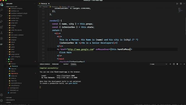 [React JS - Basics #14] Handling events - معالجة الأحداث смотреть онлайн