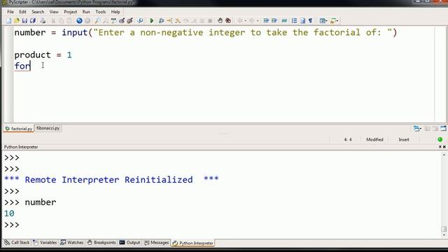 Writing a Simple Factorial Program. (Python 2) смотреть онлайн