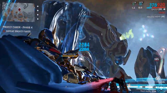 Warframe - Solo Profit Taker with Gauss смотреть онлайн