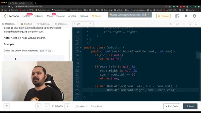 LeetCode 112. Path Sum
