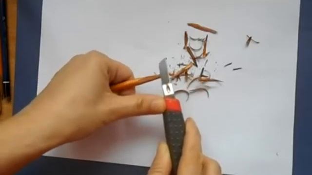 Урок академического рисунка 2 Заточка карандаша и подрезка резинки смотреть онлайн