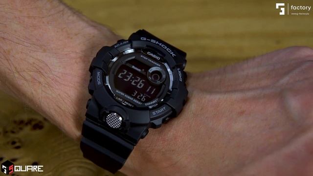 Casio G-Shock по вкусной цене и с шагомером на борту - GBD-800-1B смотреть онлайн