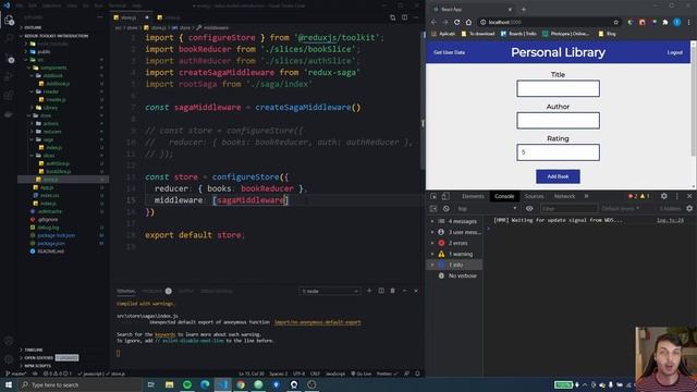 Replace redux thunk with redux saga | middleware | Redux Toolkit Introduction | React смотреть онлайн