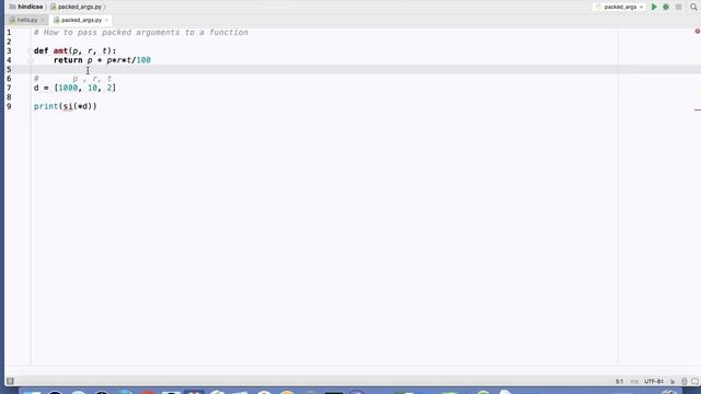 Python How to pass packed arguments to a function in Hindi смотреть онлайн