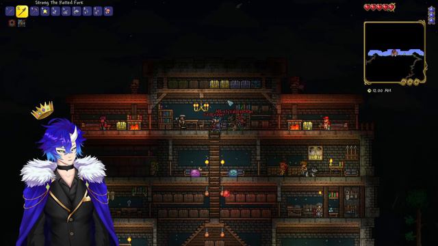 Crazy Oni Demon Vtuber Plays Terraria and Then SOME WAR OF WARSHIPSSS LATER! смотреть онлайн