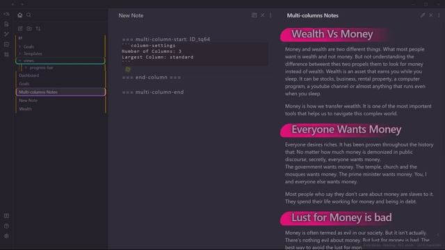 How to Create Multiple Columns on Obsidian Note-Taking App смотреть онлайн