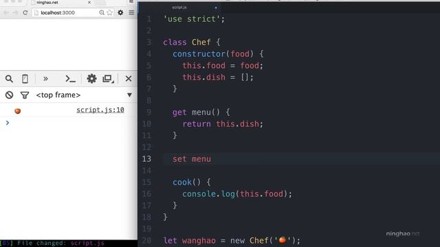 25.javascript#ES6 get 与 set смотреть онлайн