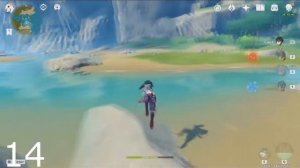 Genshin Impact. Склон песни ветра на 100%. Находим все тайные сундуки. Сундуки 1-26.