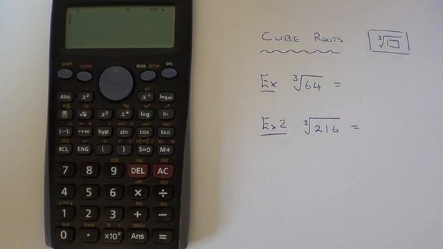 How To Cube Root A Number On a Casio Scientific Calculator смотреть онлайн