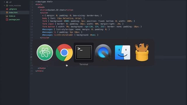 NodeJS ve Socket.io Kullanarak Basit Bir Mesajlaşma Uygulaması смотреть онлайн