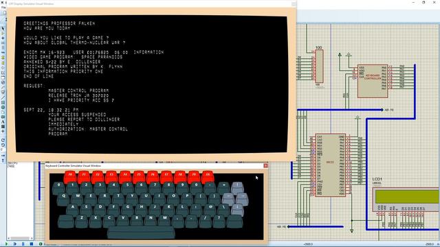 6502 VSM Micro With CRT And Keyboard Working