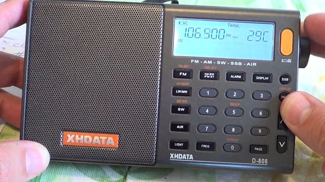 My Top Ten Shortwave radio I own XHDATA D808 LW AM FM SW Air Band receiver смотреть онлайн
