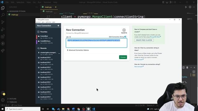 PyMongo Tutorial & Connecting to a MongoDB Atlas Cluster Using Python смотреть онлайн