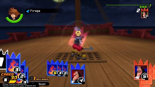 KINGDOM HEARTS Re: Chain of Memories - Captain Hook Firaga Speedrun strat смотреть онлайн