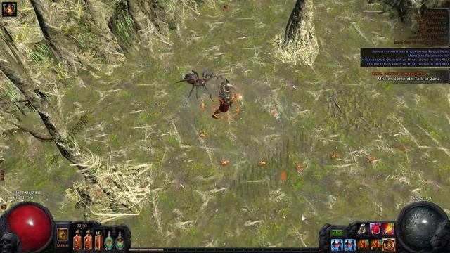 Path Of Exile 2.4: Explosive Arrow Berserker - First map runs смотреть онлайн