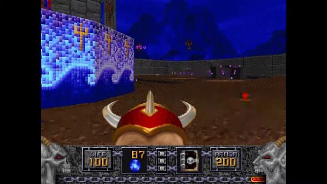 Heretic (Black Plague 100%) Walkthrough (E3M8: D'Sparil's Keep) смотреть онлайн