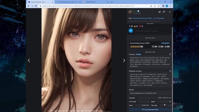 Never Ending Dream FREE | Stable Diffusion 1 CLICK Google Colab Without GPU
