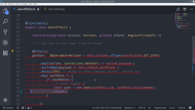 Angular Ngrx with Firebase Google OAuth User Authentication смотреть онлайн