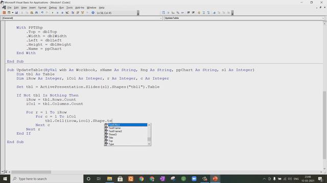 Update Chart & Table in PowerPoint using PowerPoint VBA смотреть онлайн
