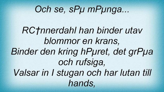 Evert Taube - SjГ¶sala Vals Lyrics смотреть онлайн