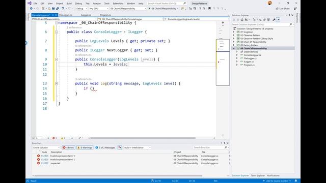 Design Patterns - Chain Of Responsibility - C# Praxisvideo смотреть онлайн