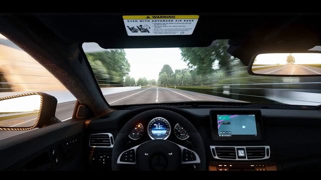Mercedes-Benz CLS 63s AMG (W218) | Autobahn Test |  Heavy Traffic