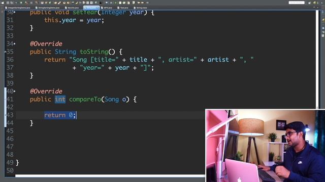 compareTo() hands-on | sorting custom objects in java [LOGIC] | Comparable |#5 смотреть онлайн