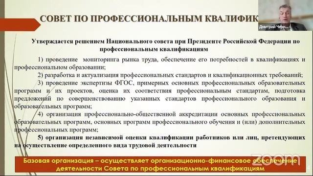 Онлайн-семинар по вопросам применения профессиональных стандартов и квалификационных категорий (2) смотреть онлайн