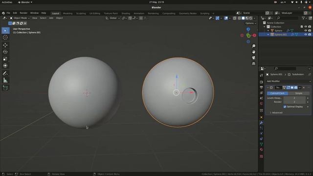How to cut holes in objects? Blender Quick Tips смотреть онлайн