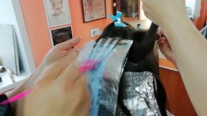 Колористическая задача №3: колорирование натуральных темных волос