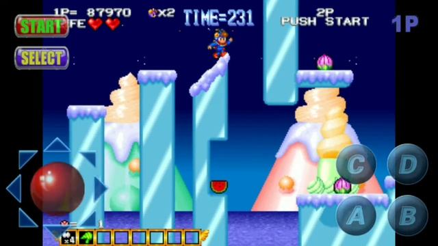 Blue's Journey Full Gameplay/ On Android Mobile Gameplay / 90's Game / Arcade Game / Neo Geo Game смотреть онлайн