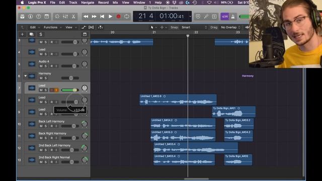 How to Harmonize like TY DOLLA $IGN - "Purple Emoji" - Vocal Effect - Logic Pro X смотреть онлайн