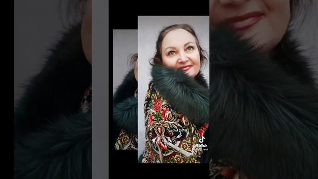 Платок с мехом «Июньское утро»-«Лето в Павлове» #sandravand смотреть онлайн