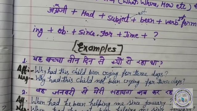 Past Perfect Continuous Tense Interrogative Tense смотреть онлайн