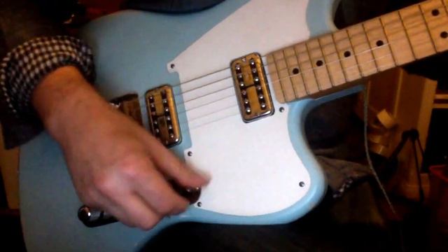 Waterslide Guitars Telemaster in Sonic Blue w/ TV Jones Classic Filtertron Pickups смотреть онлайн