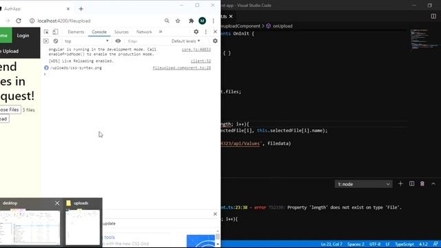 How to upload files using Angular & Asp.Net WEB API | Image files upload in angular with WEB API смотреть онлайн