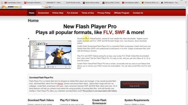Flash Player смотреть онлайн