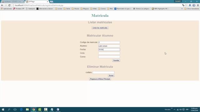 Trabajo Final Java (Struts2 - Hibernate -Mysql) смотреть онлайн