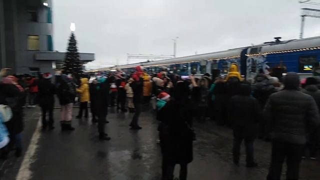 Поезд Деда Мороза. Ульяновск 11.12.2022 смотреть онлайн
