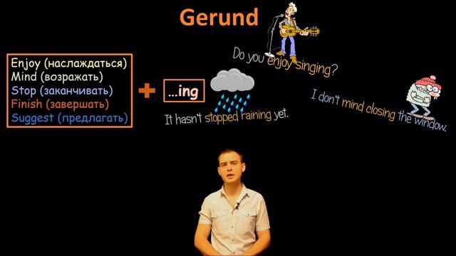 34 Английский GERUND INFINITIVE ГЕРУНДИЙ ИНФИНИТИВ Max Heart 720p смотреть онлайн