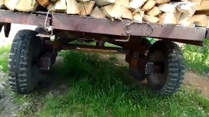 Прицеп на балансирах для самодельного трактора