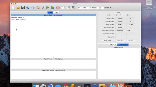 Pep8 Assembly - How to read in and Output Decimal numbers смотреть онлайн