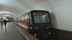 Поездка на тематическом поезде Русич МЦД 3 от Строгино до Крылатское