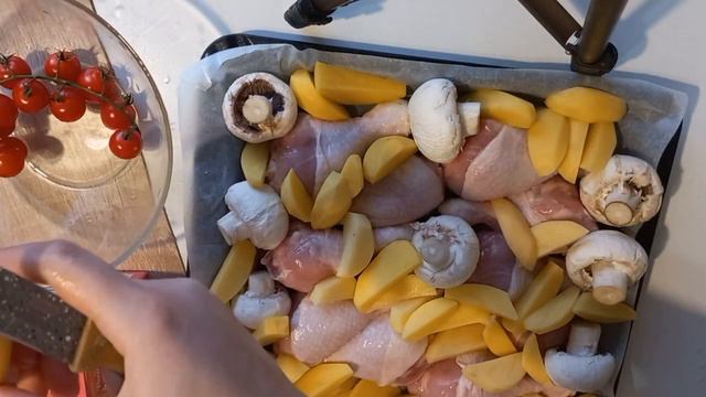 Курочка с овощами😋