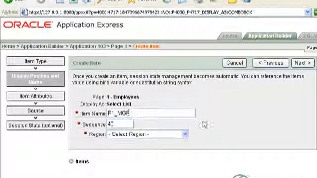 Oracle APEX Tutorial 2 Creating a Paramaterized Report Video Walkthrough Part 2 смотреть онлайн